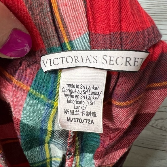 Victoria’s Secret Plaid Flannel Shorts Medium - Picture 6 of 7